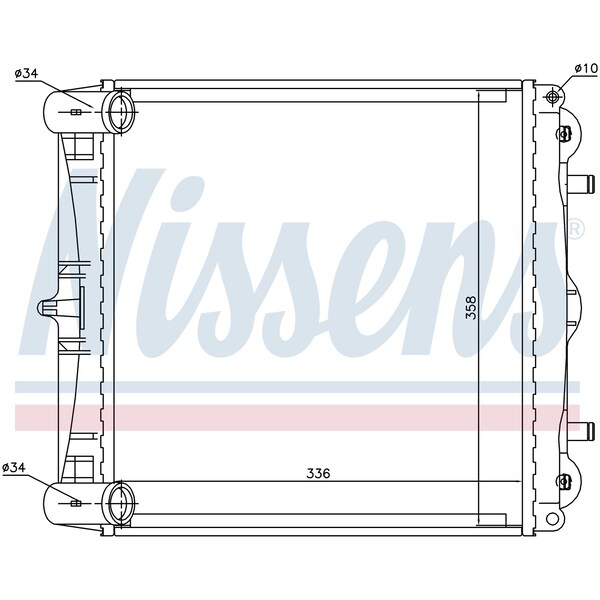 Nissen Radiator, 63777 63777 - main